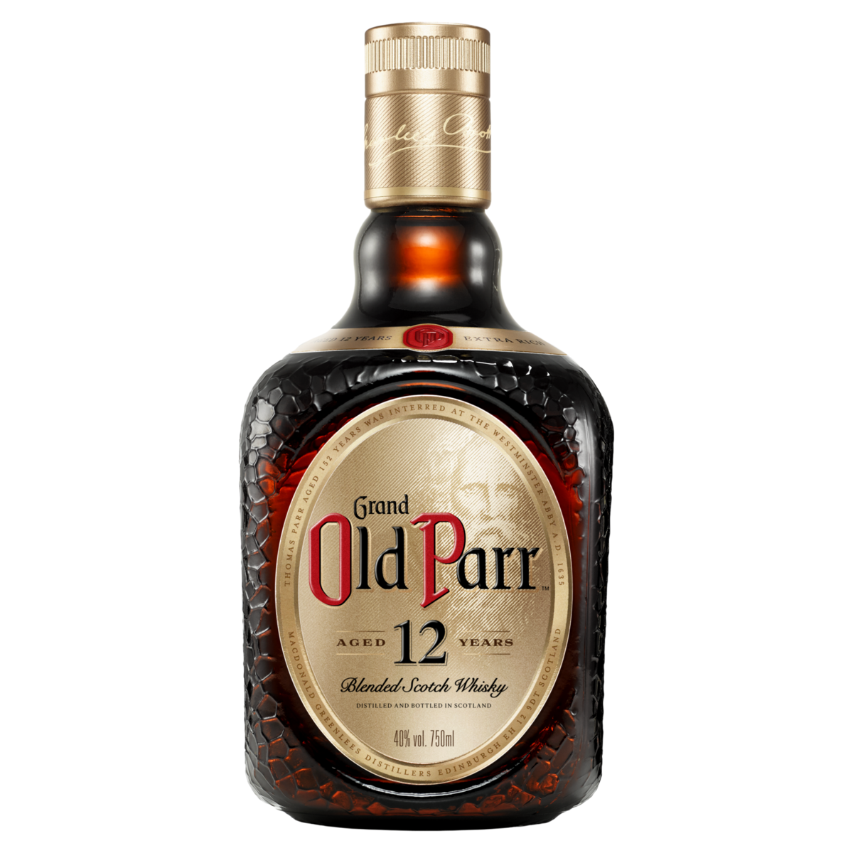 Whisky Escocês Blended 12 Anos Grand Old Parr Garrafa 750ml