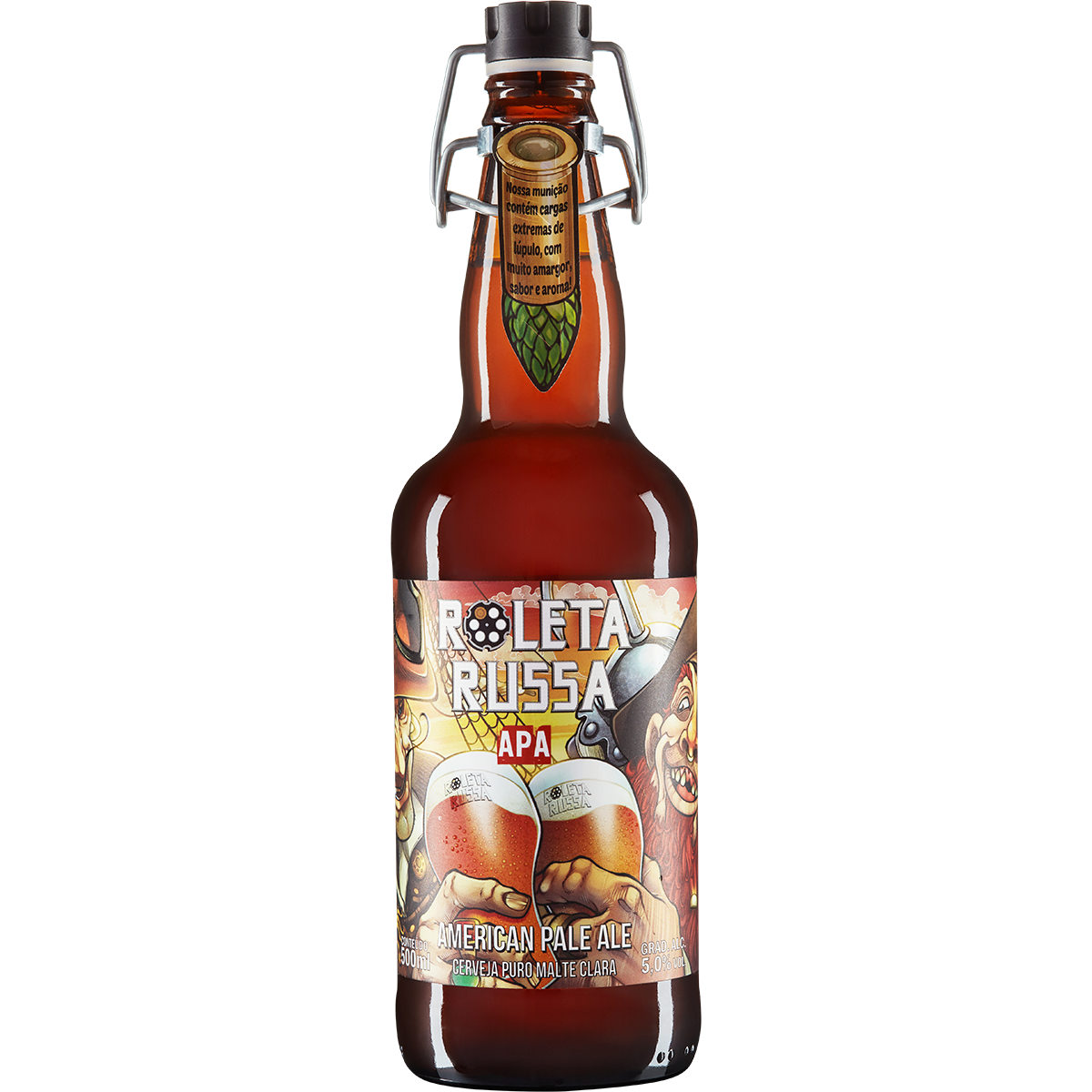 Cerveja Roleta Russa APA 500ml