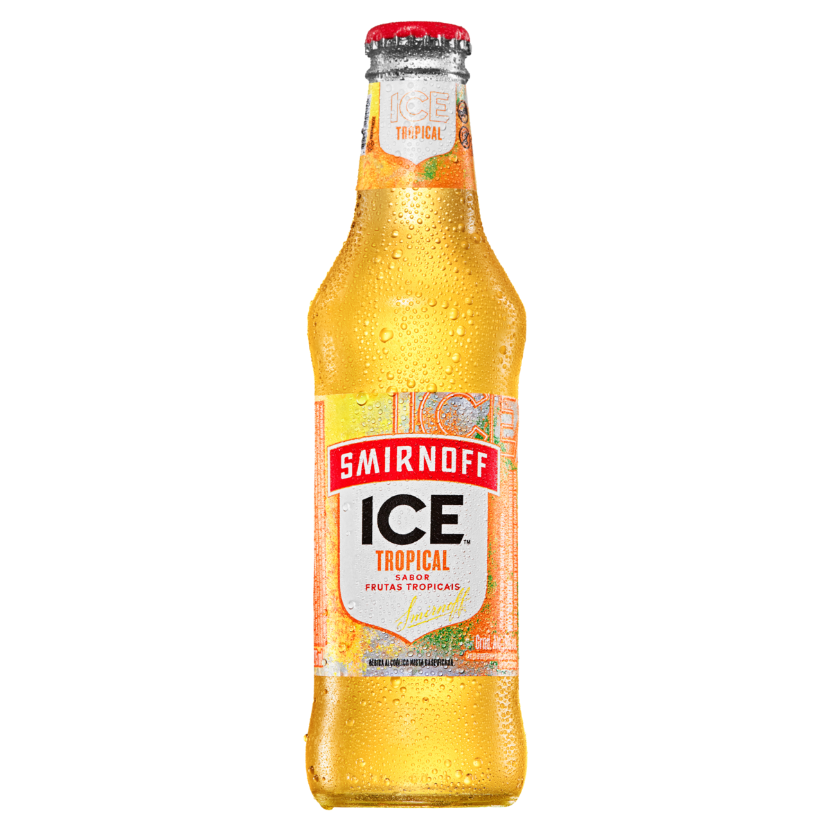 Bebida Mista Alcoólica Gaseificada Tropical Smirnoff Ice Garrafa 275ml