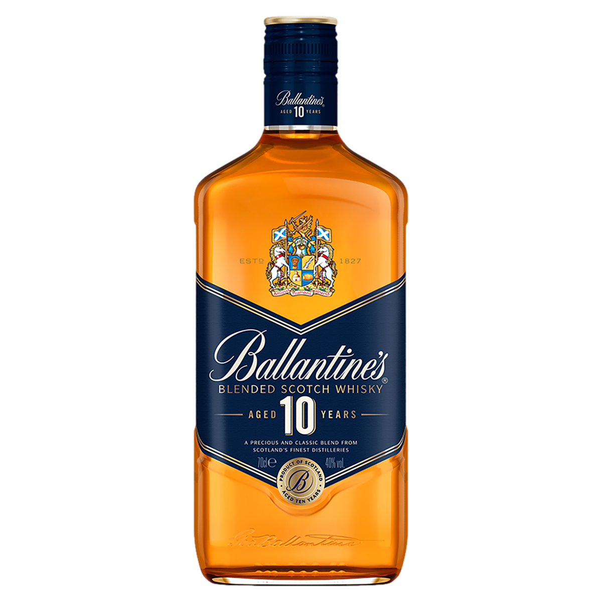 Whisky Escocês Blended 10 Anos Ballantine's 750 ml