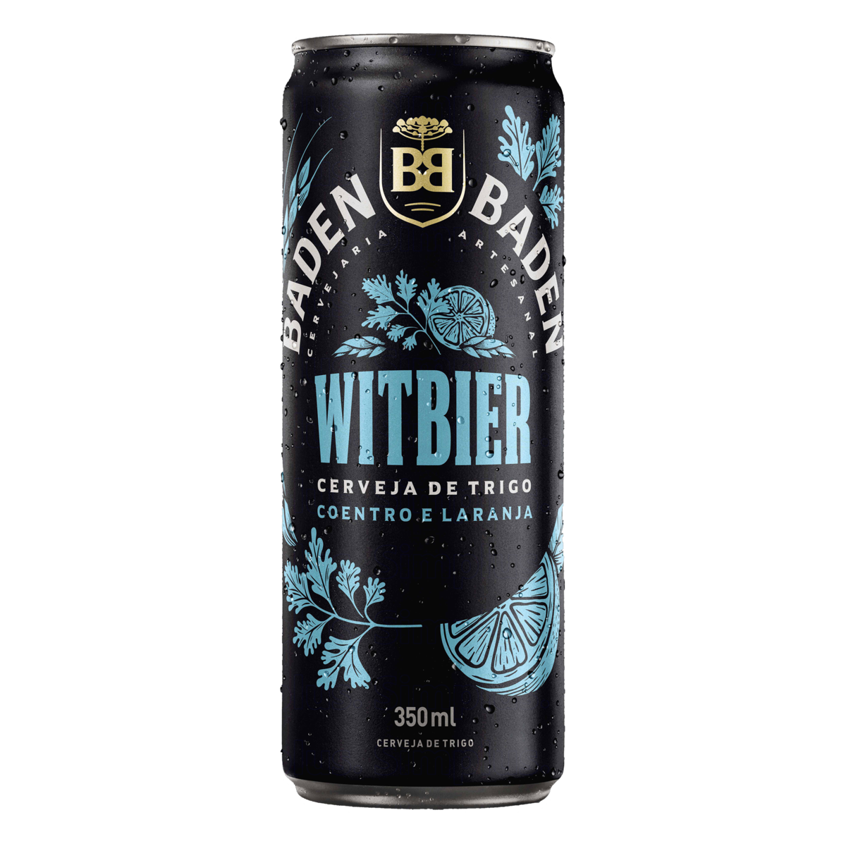 Cerveja Witbier Coentro e Laranja Baden Baden Lata 350ml