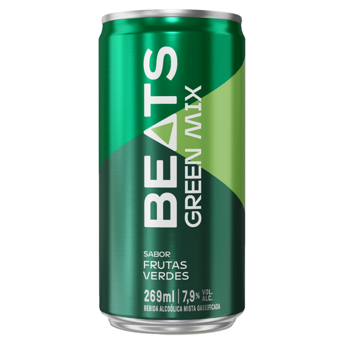 Bebida Mista Alcoólica Gaseificada Frutas Verdes Beats Green Mix Lata 269ml