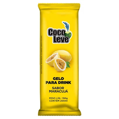 Gelo para Drink Maracujá Coco Leve 190g